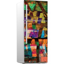 Renkselart Buz Dolabı Beyaz Eşya Sticker 114