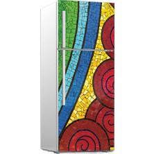 Renkselart Buz Dolabı Beyaz Eşya Sticker 136