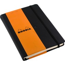 Rhodia Sert Kapak Çizgili Defter Siyah Rw 118609