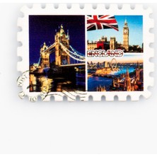 Dünyadan Hediyeler İngiltere Londra Temalı Pul Magnet