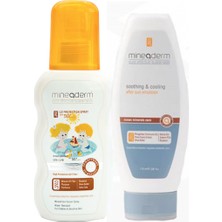 Mineaderm Çocuk Güneş Koruma ve Nemlendirme  Kremi 200 ml + After Sun Emulsion 115 ml