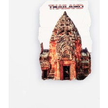 Dünyadan Hediyeler Tayland Tapınak Fresco Magnet