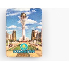 Dünyadan Hediyeler Kazakistan Temalı Taş Magnet