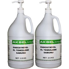Akbel Endüstriyel El Temizleme Sabunu 2.5 kg Granülsüz 2'li