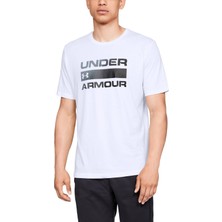 Under Armour Ua Team Issue Wordmark Ss Beyaz Erkek T-Shirt 1329582-100