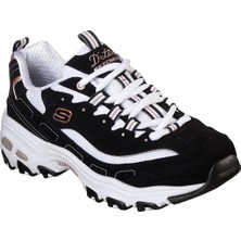 Skechers D'LİTES-DEVOTED FAN Kadın Siyah Sneakers - 13154 BKRG