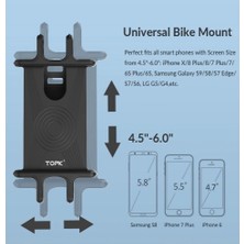 Vendas Bisiklet ve Motosiklet Telefon Tutucu - Siyah