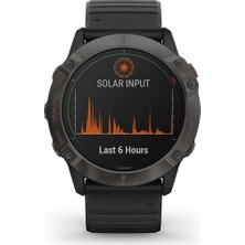 Garmin Fenix 6x Pro Solar Akıllı Saat - Siyah