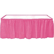 Bursa Pazarı  Roll-Up  Masa Eteği Plastik ( 75 Cm. x 426 Cm.) Pembe