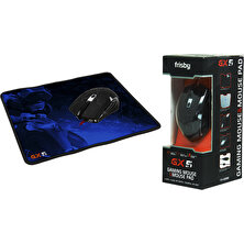 Frisby FM-G3270K GX5 PRO Gaming Makro Mouse & Oyuncu Mouse Pad