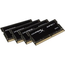 Kingston HyperX Impact 32GB(4x8GB) 2400MHz DDR4 Notebook Ram HX424S15IBK4/32