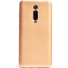 Gpack Xiaomi Mi 9T Pro Premier Silikon Esnek Koruma + Nano Glass Gold