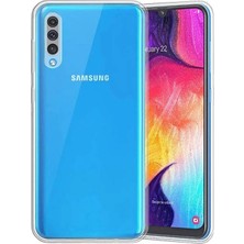 Gpack Samsung Galaxy A50s Kamera Korumalı Şeffaf Silikon Şeffaf