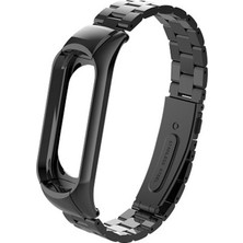 Gpack Xiaomi Mi Band 4 Metal Kordon Siyah
