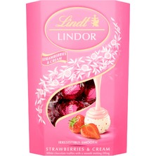 Lindt Lindor White Chocolate Strawberry 200 gr
