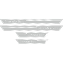 Mercedes Benz Gümüş Kapı Eşiği, Kapı Karşılama 4'lü Set
