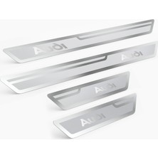 Audi Gümüş Kapı Eşiği, Kapı Karşılama 4'lü Set