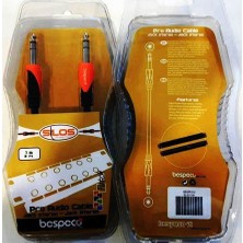 Bespeco SS100 1 mt.Stereo Kablo