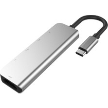 Ally AL-31547 USB Type-C to 5 in 1  HDTV 2 x USB + 2 x  PD HUB Adaptör Çoklayıcı