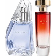 Avon Alpha 50 ml Kadın Edp+Avon Perceive 50 ml Kadın Edp