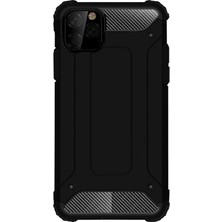 Microcase Apple iPhone 11 Pro Max King Serisi Armor Perfect Koruma Kılıf - Siyah