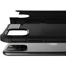 Microcase Apple iPhone 11 Pro Max King Serisi Armor Perfect Koruma Kılıf - Siyah