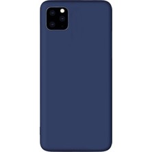 Microcase Apple iPhone 11 Pro Max Premium Matte Silikon Kılıf - Lacivert