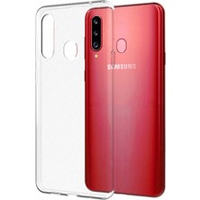 Microcase Samsung Galaxy A20s Ultra Ince 0.2 mm Soft Silikon Kılıf - Şeffaf