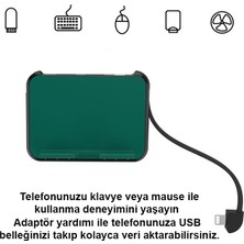 Ally AL-31551 C05 Çok Fonksiyonlu Lightning OTG Adaptör Çoklayıcı & Stand