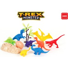 Mgs Oyuncak Büyük Dinazor Kartela Trex Monster Dinazor Set 3609