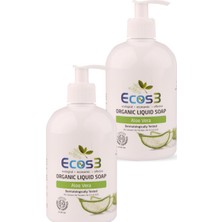 Ecos3 Organik Sıvı Sabun Aloevera 2’li Set 2 x 500 ml