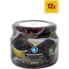 Marmarabirlik Siyah Zeytin Ezmesi 340 gr 12'li Set