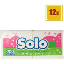 Solo Peçete 200  x  12'li Set