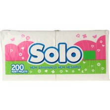 Solo Peçete 200  x  12'li Set