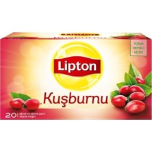 Lipton Kuşburnu Çayı Bardak Poşet 20'li 12'li Set