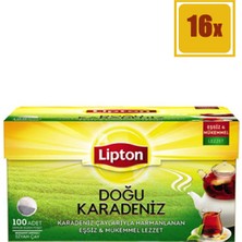 Lipton Demlik Poşet Çay Doğu Karadeniz 100'LÜ 16'lı Set