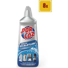 Porçöz Küçük Ev Aletleri Temizleyici 400 ml 8'li Set