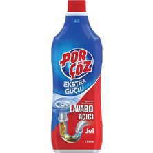 Porçöz Lavabo Açıcı Jel 1000 ml 18'li Set