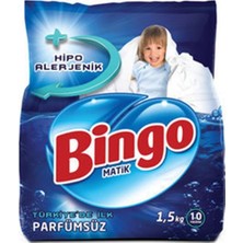 Bingo Matik Konsantre Parfümsüz 1,5 kg 10'lu Set