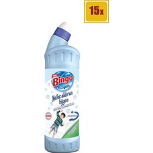 Bingo Oksijen Çamaşır Suyu Derinlemesine Hijyen 750 ml  15'li Set