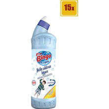 Bingo Oksijenlı Çamaşır Suyu  Ferahlatan Hijyen 750 ml 15'li Set