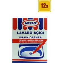 Metan Lavabo Açıcı 12'li Set