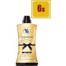 Vernel Max Supreme Konsantre Glamour Çamaşır Yumuşatıcısı 1200 ml 50 Yıkama 6'lı Set