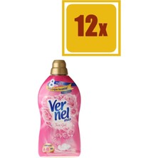 Vernel Max Taze Gül Yumuşatıcı 1440 ml 60 Yıkama 12'li Set