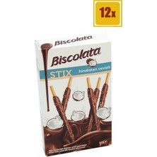 Şölen Biscolata Stix Hindistan Cevizli 36 gr 12'li Set