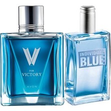 Avon V For Victory 75 ml Erkek Edt+Avon Individual Blue 100 ml Erkek Edt