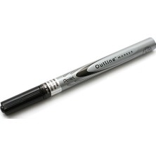 Pentel Outline Marker Davetiye Kalemi Siyah