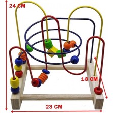Üçer Ahşap Eğitici Oyuncak Labirent Koordinasyon Oyunu