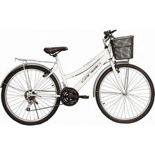 Canello 24 Jant Çamurluklu Bagajlı Şehir Bisikleti-Sepet Hediyeli