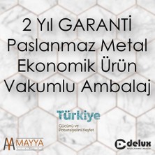 Delux Metal Dil Kapaklı Kağıtlık